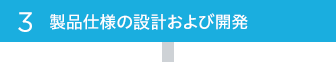 製品仕様の設計および開発